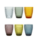 Set Of 6 22 Cl Tumblers - Rhinestones - Translucent