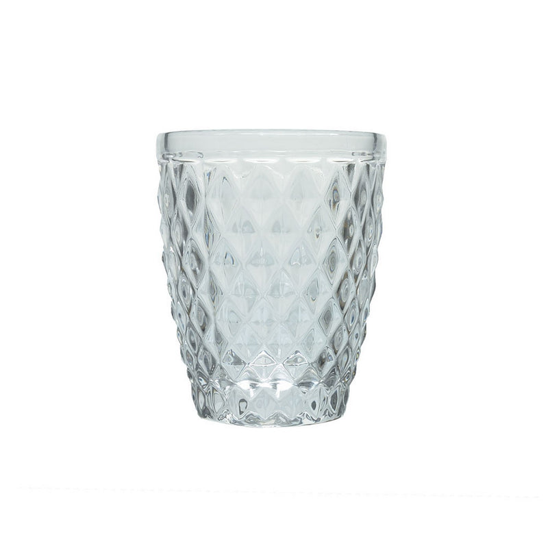 Set Of 6 22 Cl Tumblers - Rhinestones - Translucent