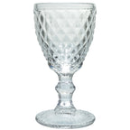 Strass Transparent - Lot De 6 Verres À Pied 20 Cl - Verre Pressé - Translucide