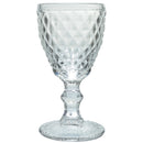 Set of 6 Stemmed Glasses 20 Cl - Rhinestones - Translucent