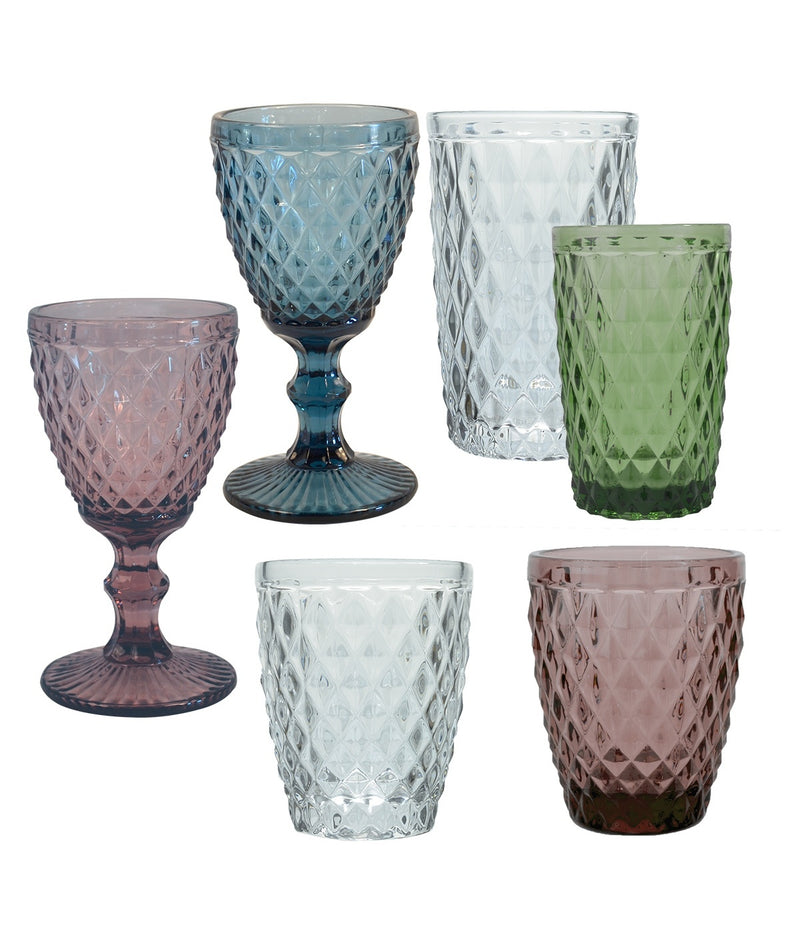Lot De 6 Gobelets - 22cl - Strass - Ambre