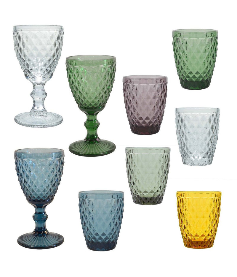 Lot De 6 Gobelets - 22cl - Strass - Ambre