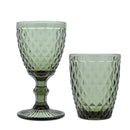 Set of 6 22 Cl Tumblers - Rhinestones - Gray