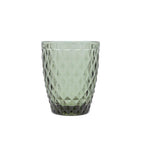 Strass Fumé - Lot De 6 Gobelets 22 Cl - Verre Pressé - Gris