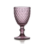 Strass - Lot De 6 Verres À Pied 20 Cl - Pourpre