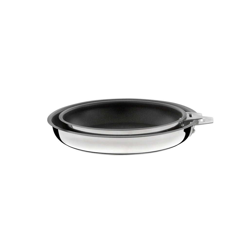 Malice - 6-Piece Set - 3 Saucepans + 2 Frying Pans Ceramic Coating + 1 Handle - Black