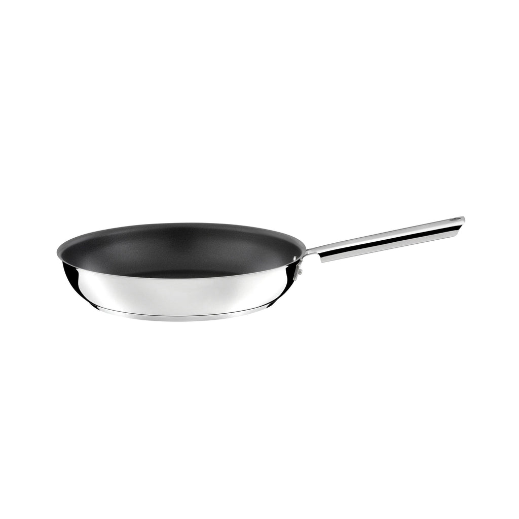 Elysée - 1 Stainless Steel Stockpot 24cm + Lid + 1 Frying Pan 28cm Ceramic Coating