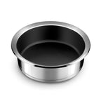 Ycône - Lot 1 Sauteuse Revêtement Céramique 24cm + 2 Anses + 1 Couvercle