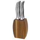 Bloc 6 Couteaux Steak - Virgule - Inox