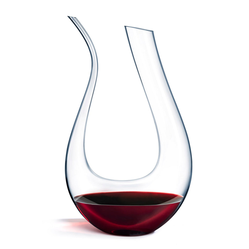 Cygn - 1 L Carafe - Mouth Blown Glass - Translucent