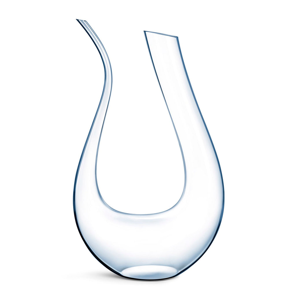 Cygn - 1 L Carafe - Mouth Blown Glass - Translucent