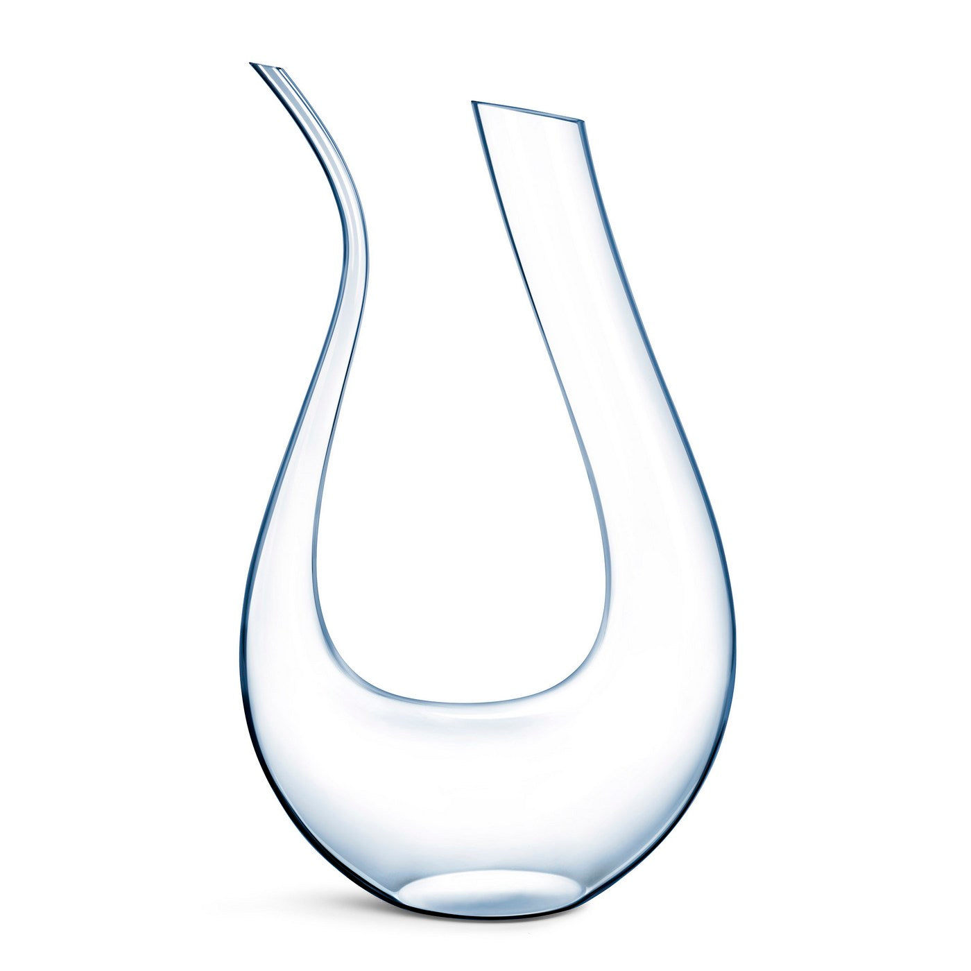 Cygn - 1 L Carafe - Mouth Blown Glass - Translucent