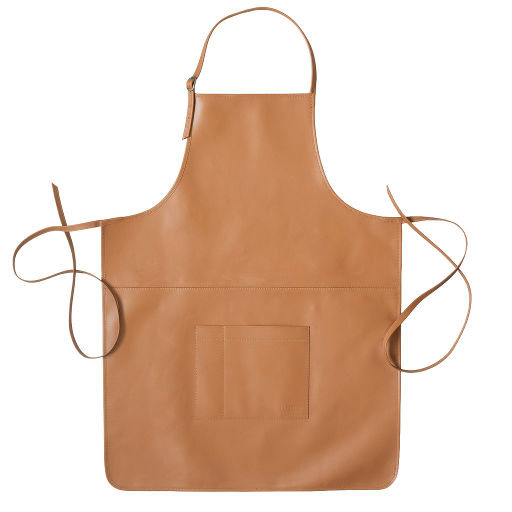 Honoré - Tablier Cuir - Marron