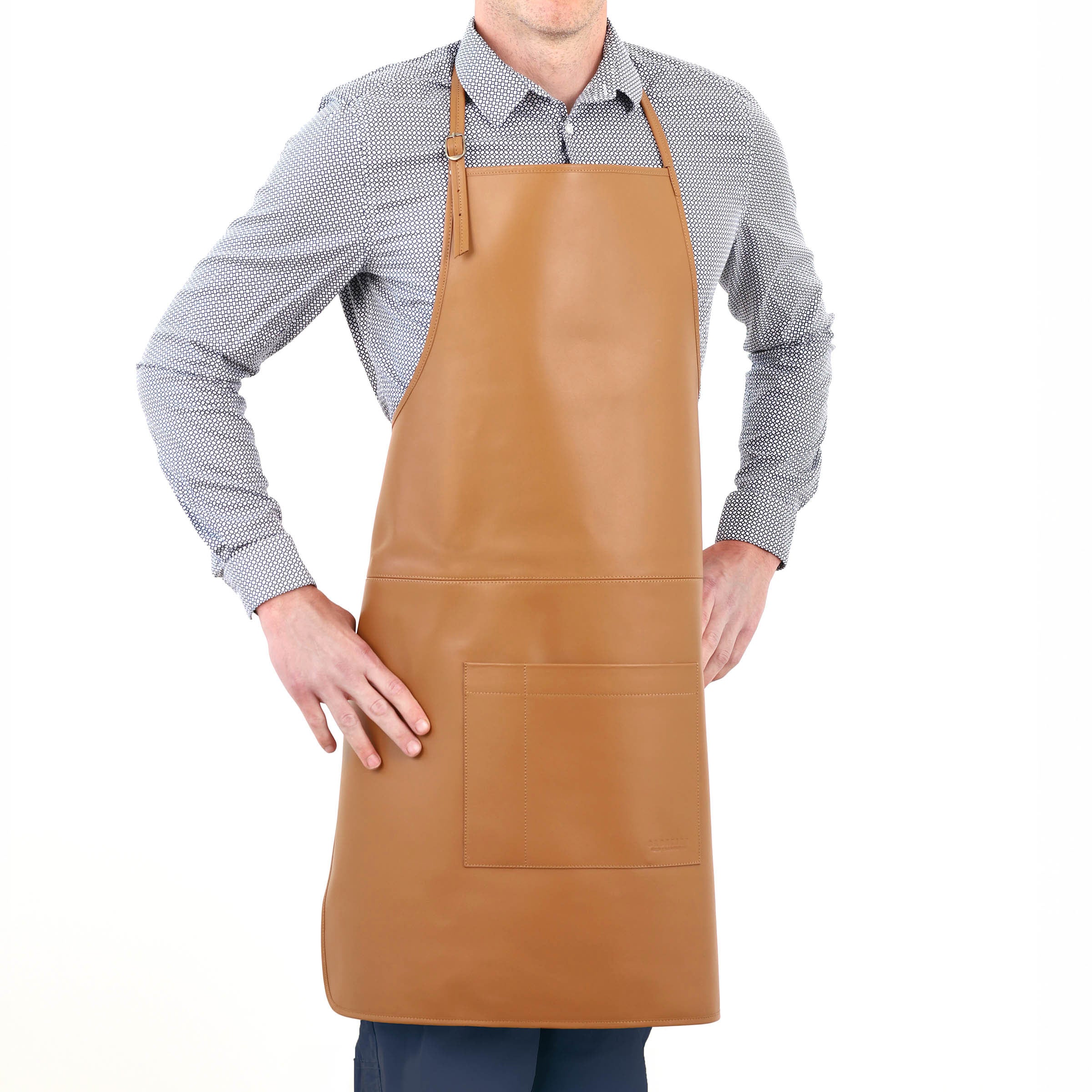 Honoré - Tablier Cuir - Marron