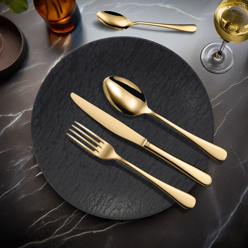 Ménagère 24 Pièces - Clipper - Doré