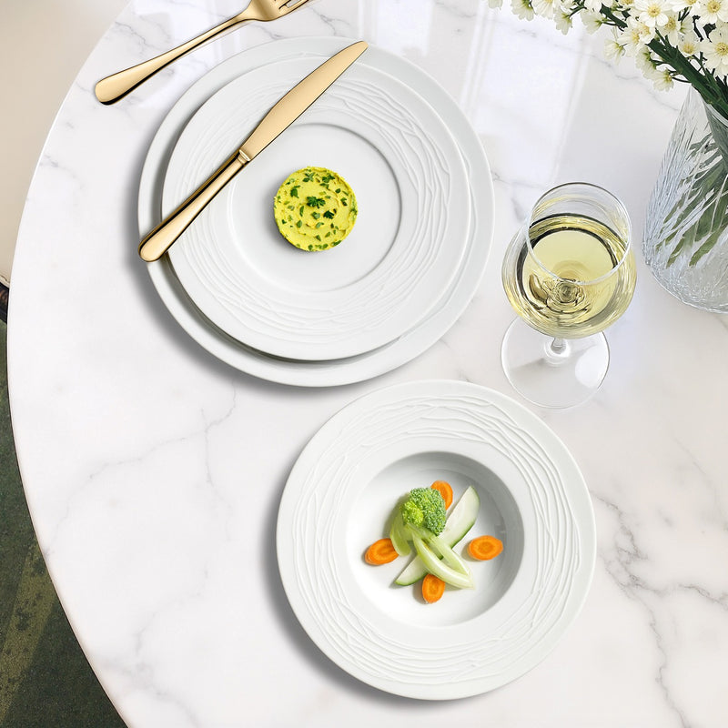 18-Piece Dinnerware Set - Lago - White
