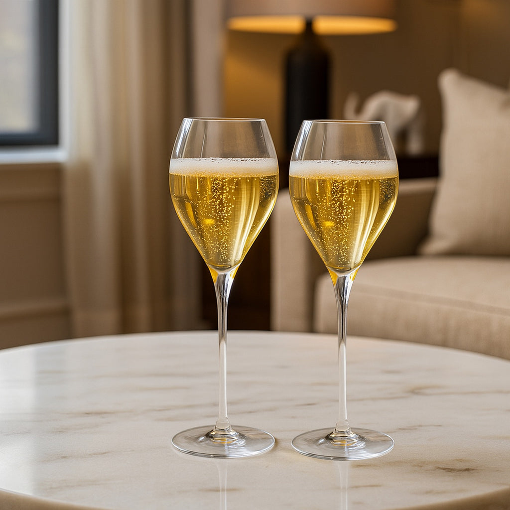 Altis - Lot De 2 Flûtes À Champagne 29 Cl - Cristallin - Translucide