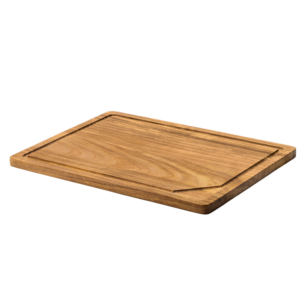 Edgar - Planche À Découper Rectangulaire Avec Rigole - Bois
