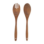 Louise - 2 Cubiertos para Ensalada en Madera de Acacia - Madera