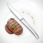 Aladin - Set of 6 Steak Knives - Stainless Steel - Inox
