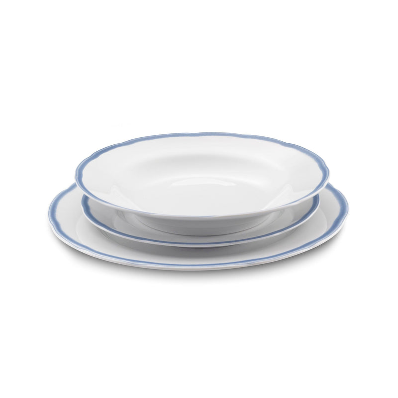 18 Piece Service - Scala - Blue