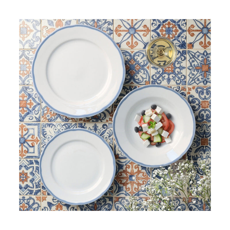 18 Piece Service - Scala - Blue