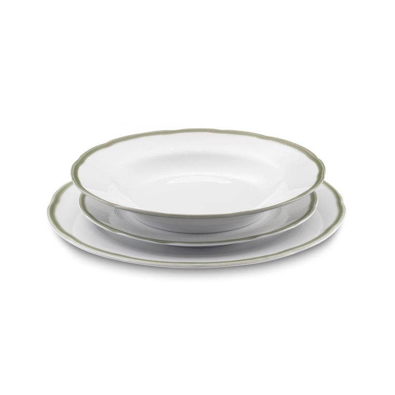 18 Piece Service - Scala - Green