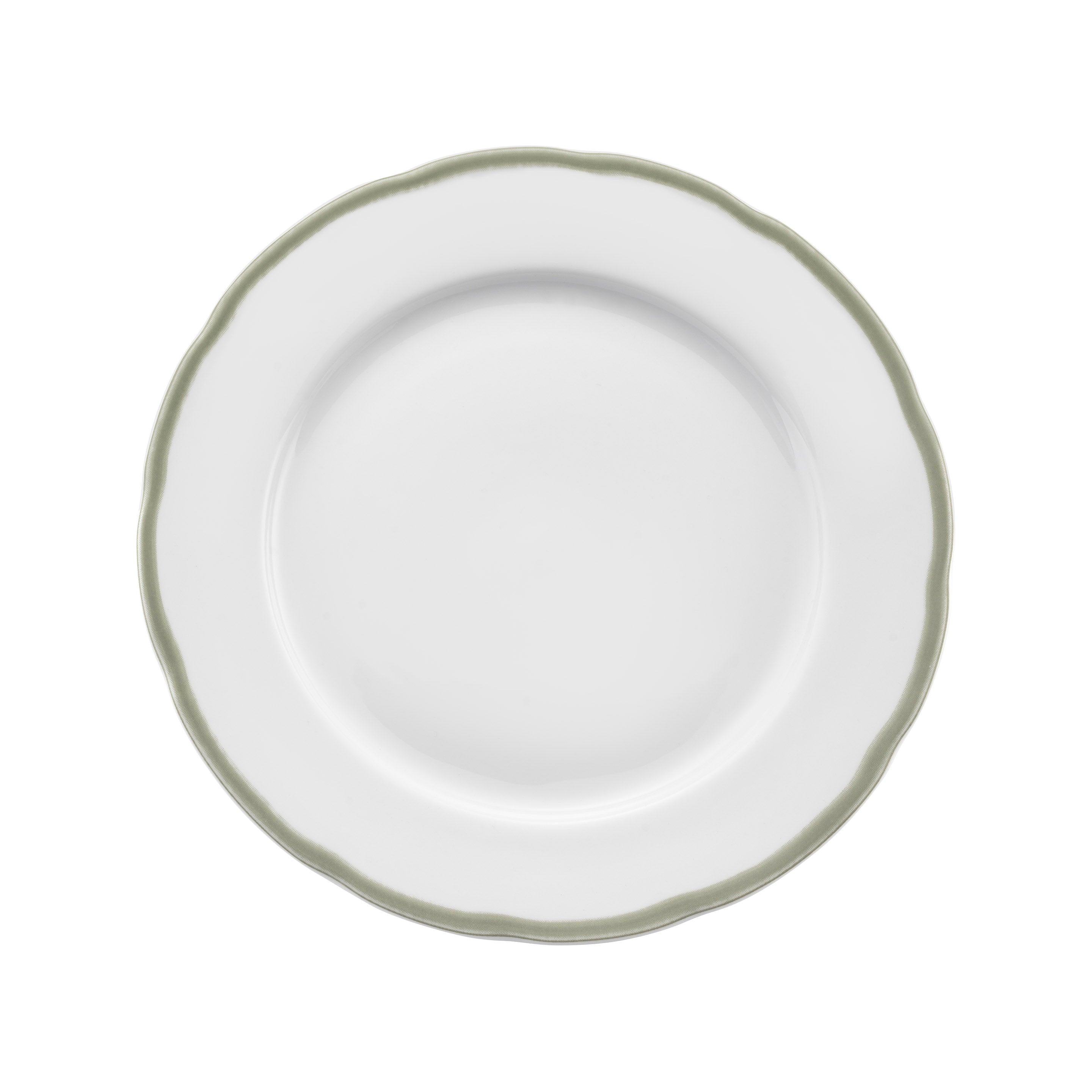 Scala Vert - Servicio de 18 piezas - Porcelana - Blanco/Verde