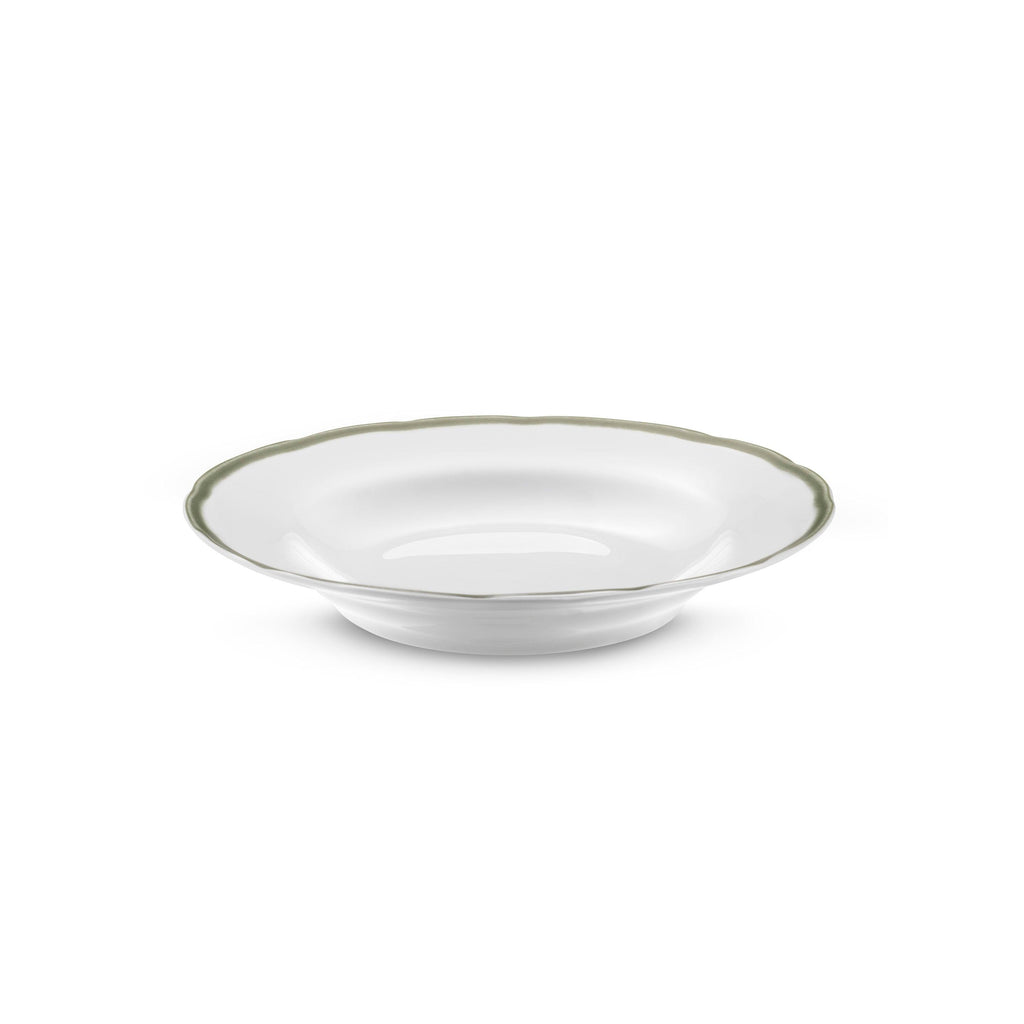 Scala Vert - Servicio de 18 piezas - Porcelana - Blanco/Verde