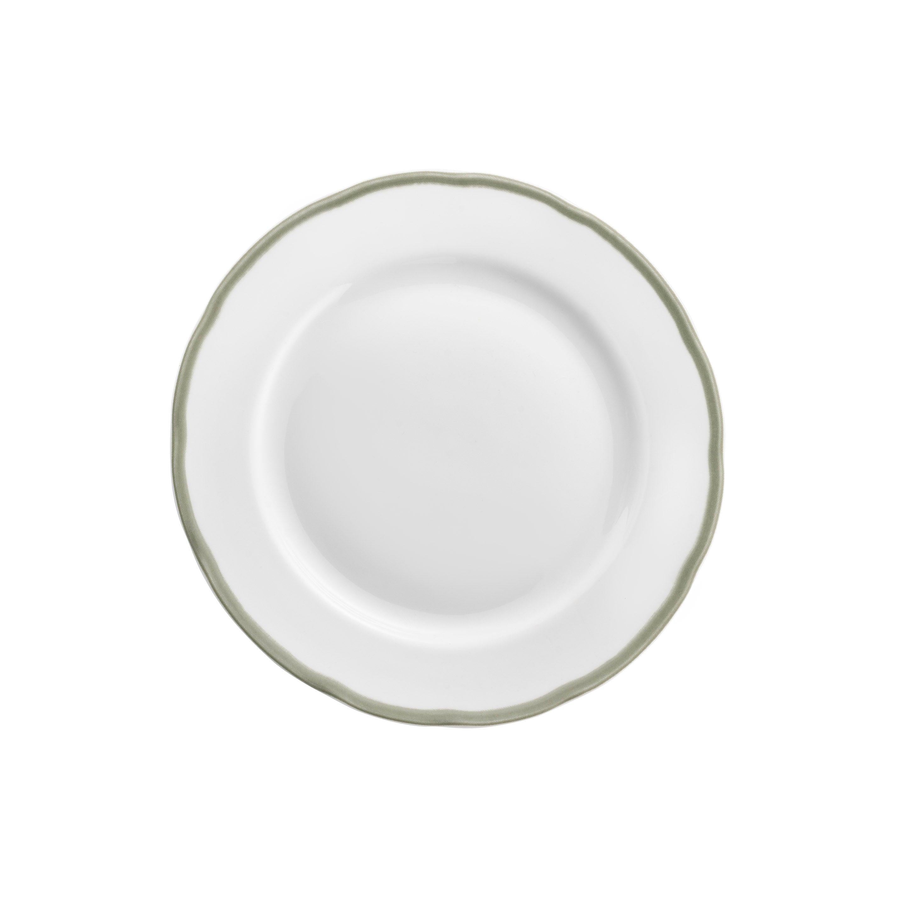 Scala Vert - Servicio de 18 piezas - Porcelana - Blanco/Verde