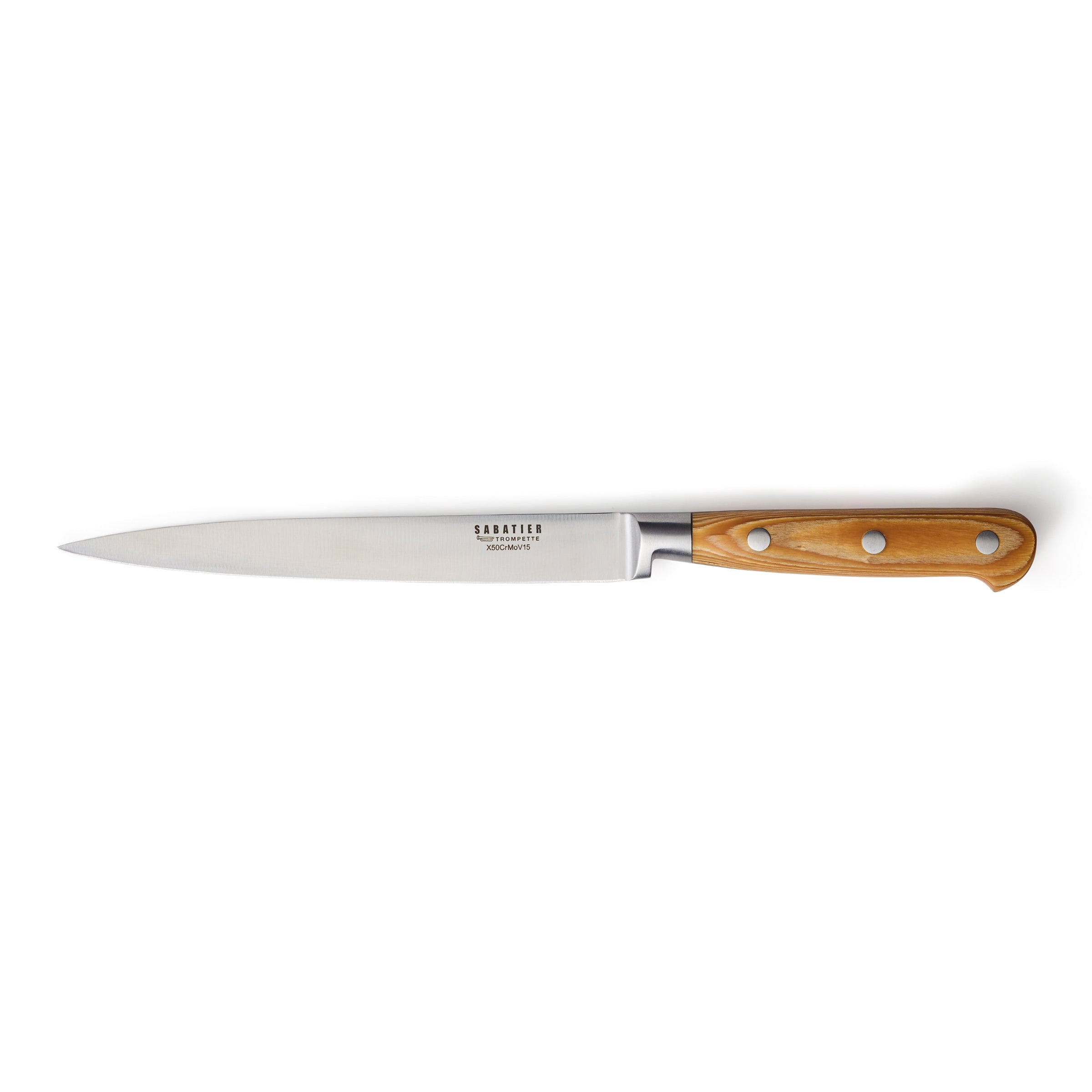 Essentiel - Couteau À Filets Poisson / Viande - Bois Clair