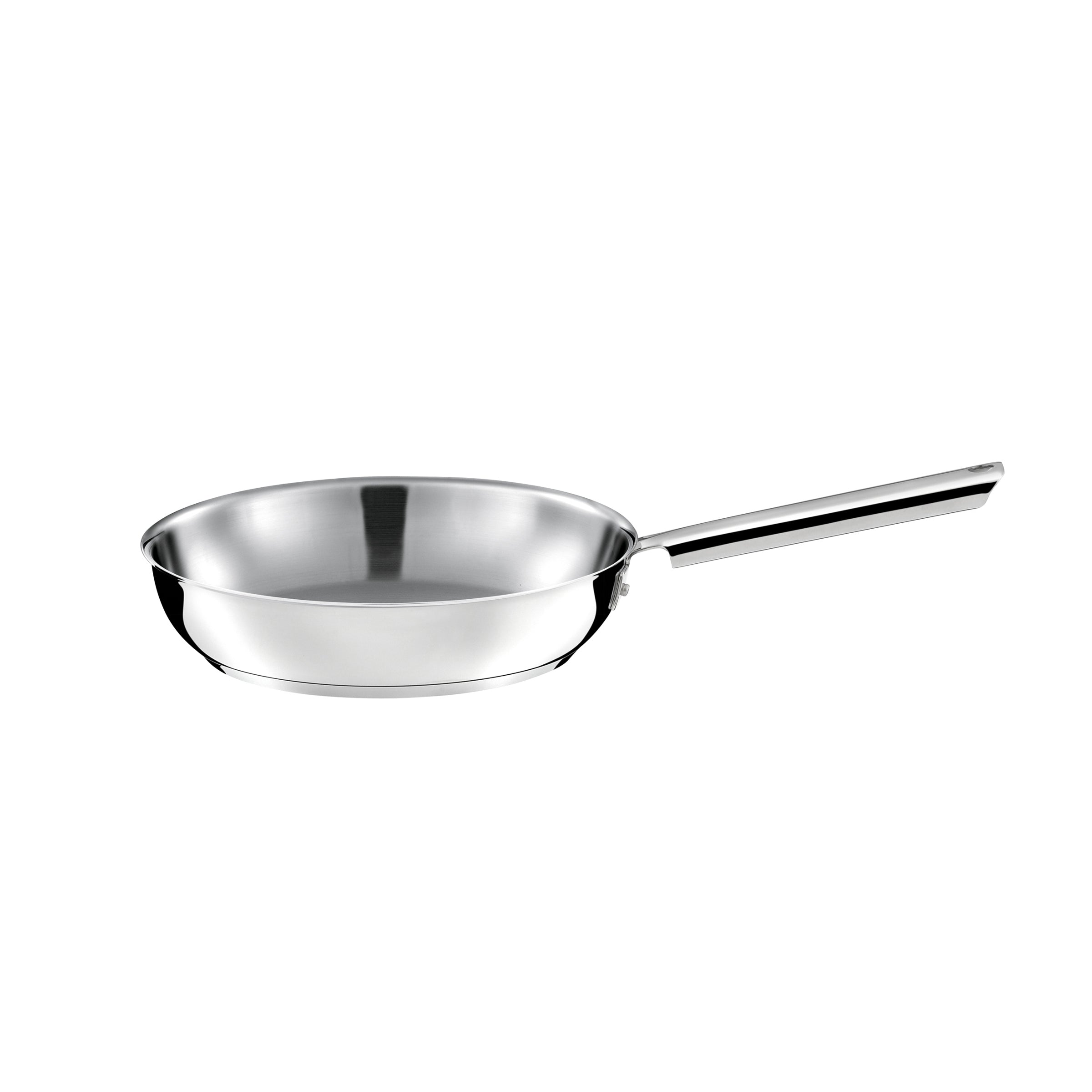Elysée - Poêle 24Cm Inox Finition Miroir - Noir