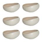 Kyma - 6 Bowls 14cm - Porcelain - Lin Alpilles
