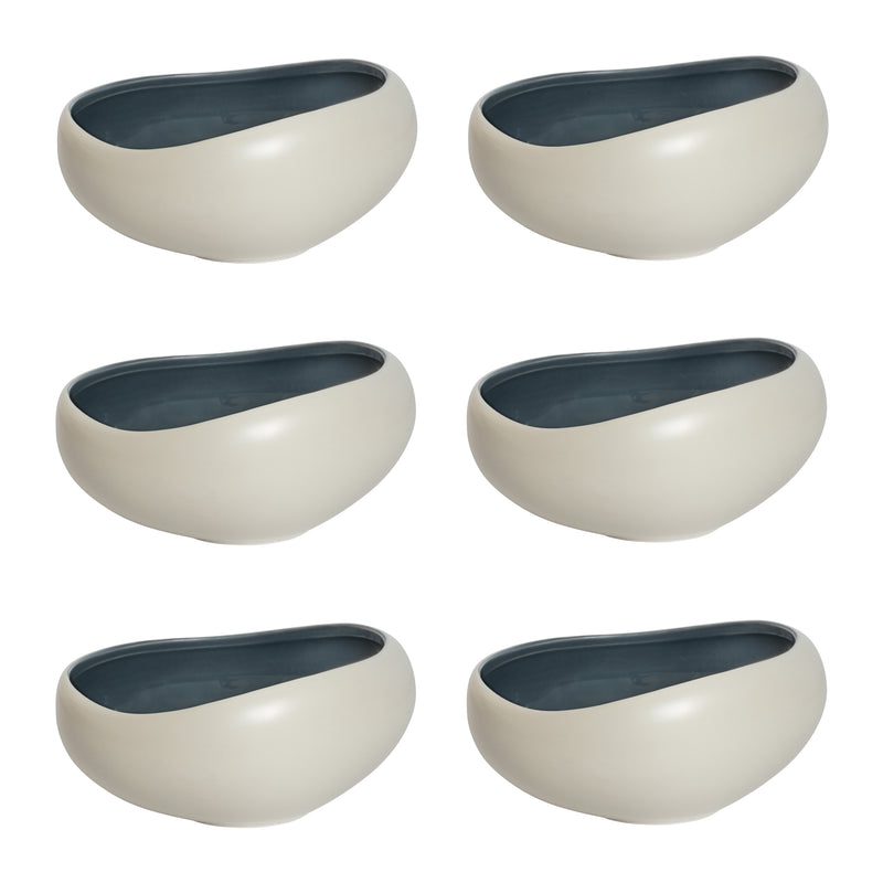 6 Coupelles 14 Cm - Kyma - Bleu Céou