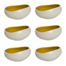 6 Coupelles 14 Cm - Kyma - Jaune Argan