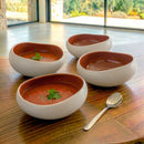 6 Coupelles 14 Cm - Kyma - Rouge Cade