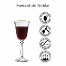 Lot De 6 Verres À Pied 25Cl - Altesse - Translucide Et Bordure Dorée