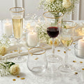 Altesse - Set of 6 35Cl Tumblers - Crystalline - Translucent/Golden Rim
