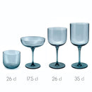 Lot De 4 Verres À Pied 35 Cl - Eyden - Bleu