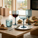Lot De 4 Verres À Pied 26 Cl - Eyden - Bleu