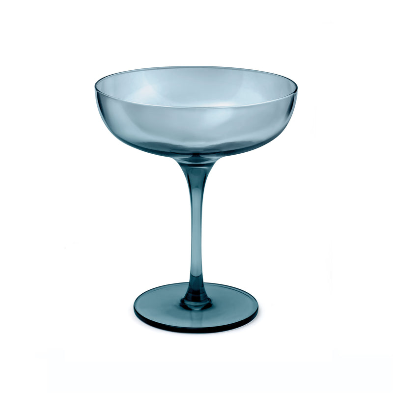 Lot De 4 Coupes À Champagne 17 Cl - Eyden - Bleu