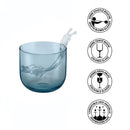 Lot De 4 Gobelets 26 Cl - Eyden - Bleu