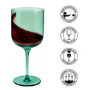 Lot De 4 Verres À Pied 35 Cl - Eyden - Vert