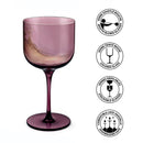 Lot De 4 Verres À Pied 26 Cl - Eyden - Rose