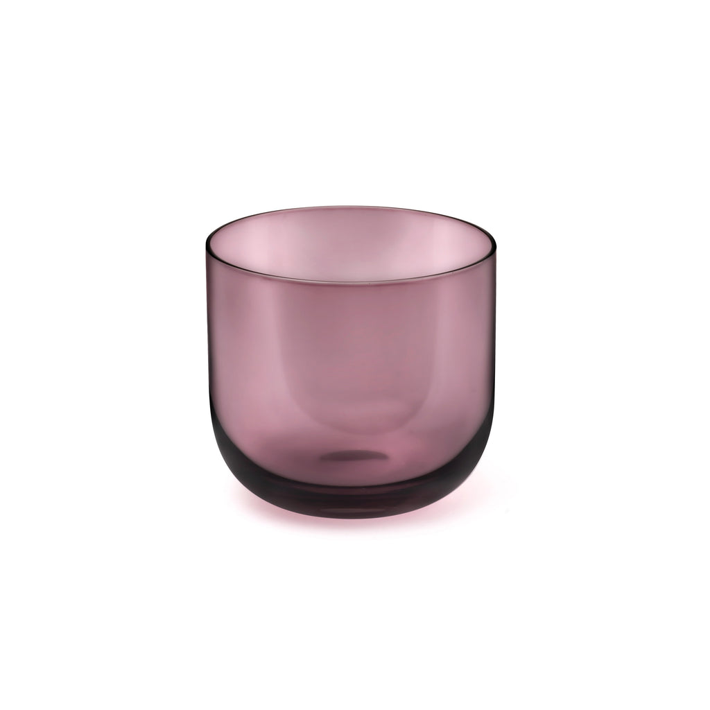 Eyden - Set of 4 26 Cl Tumblers - Mouth Blown Glass - Pink