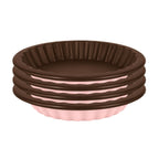 Dolce - Set 4 Moules Tartelettes - Hibiscus/Chocolat