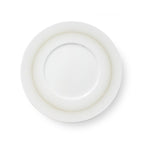 Mosaic - 6 Assiettes Dessert - Porcelaine - Blanc/Doré