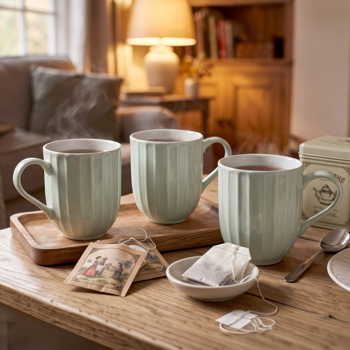Colette - Mug 35cl (Lot De 6) - Grès - Vert