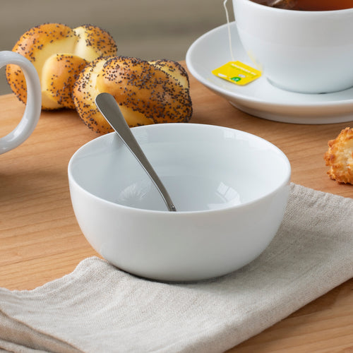 6 Breakfast Bowls - Como - White