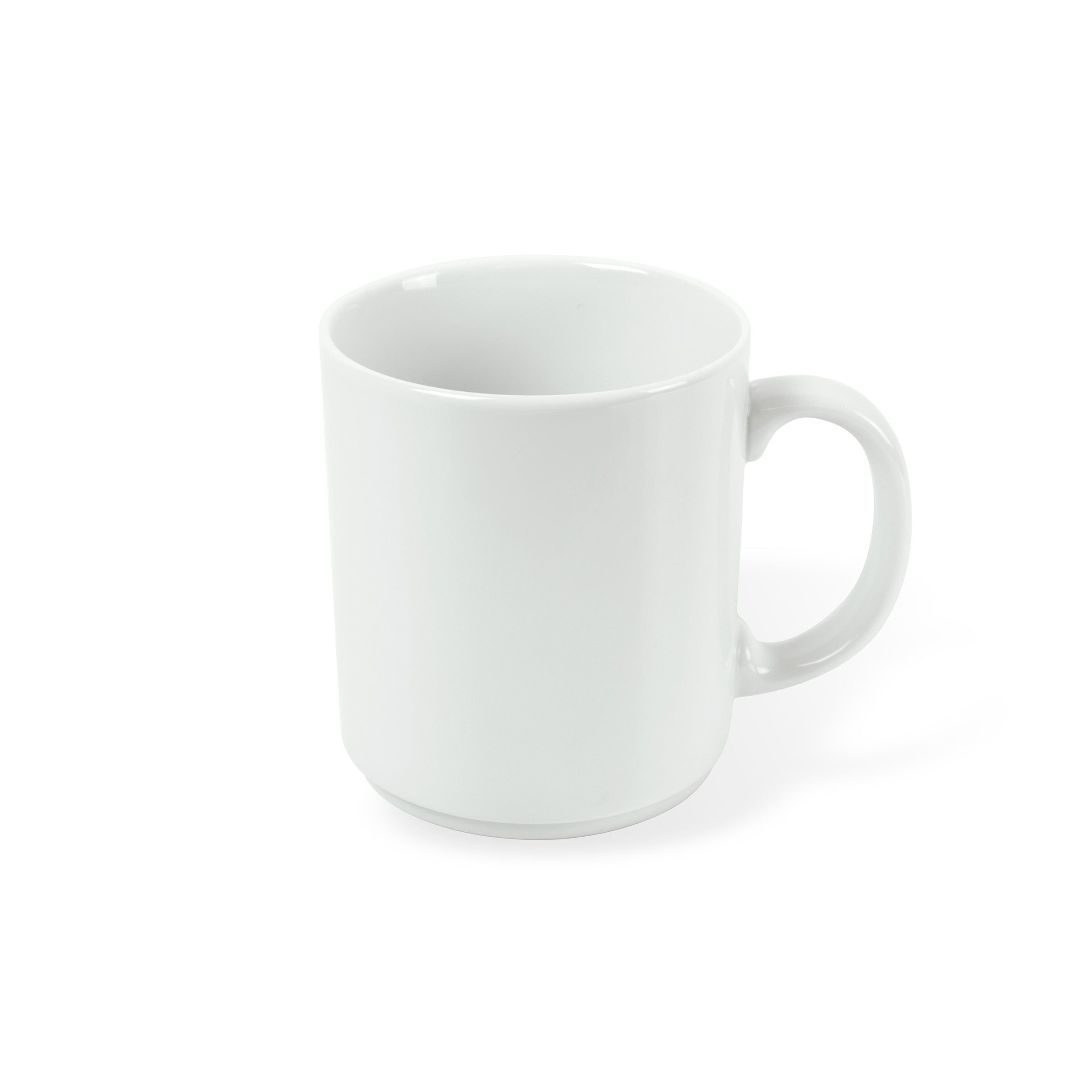 Como - 6 Tazas - Porcelana - Blanco